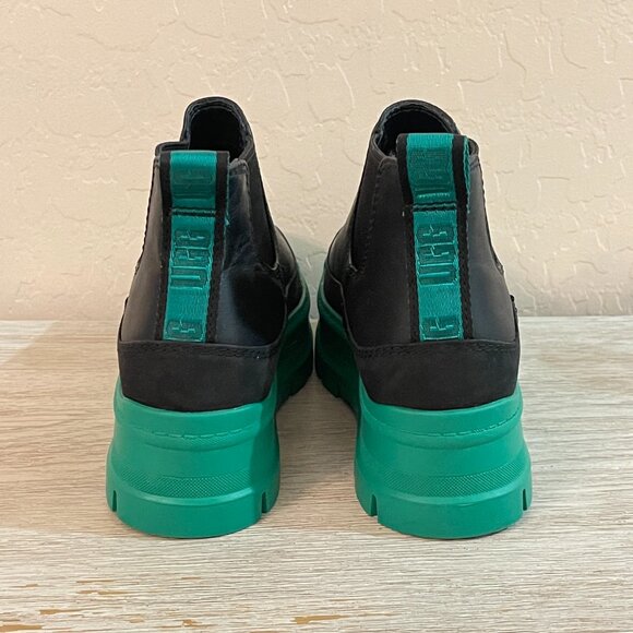 New UGG Merina 7 Boots Bootie Black Emerald Green Platform Ankle - Picture 6 of 16